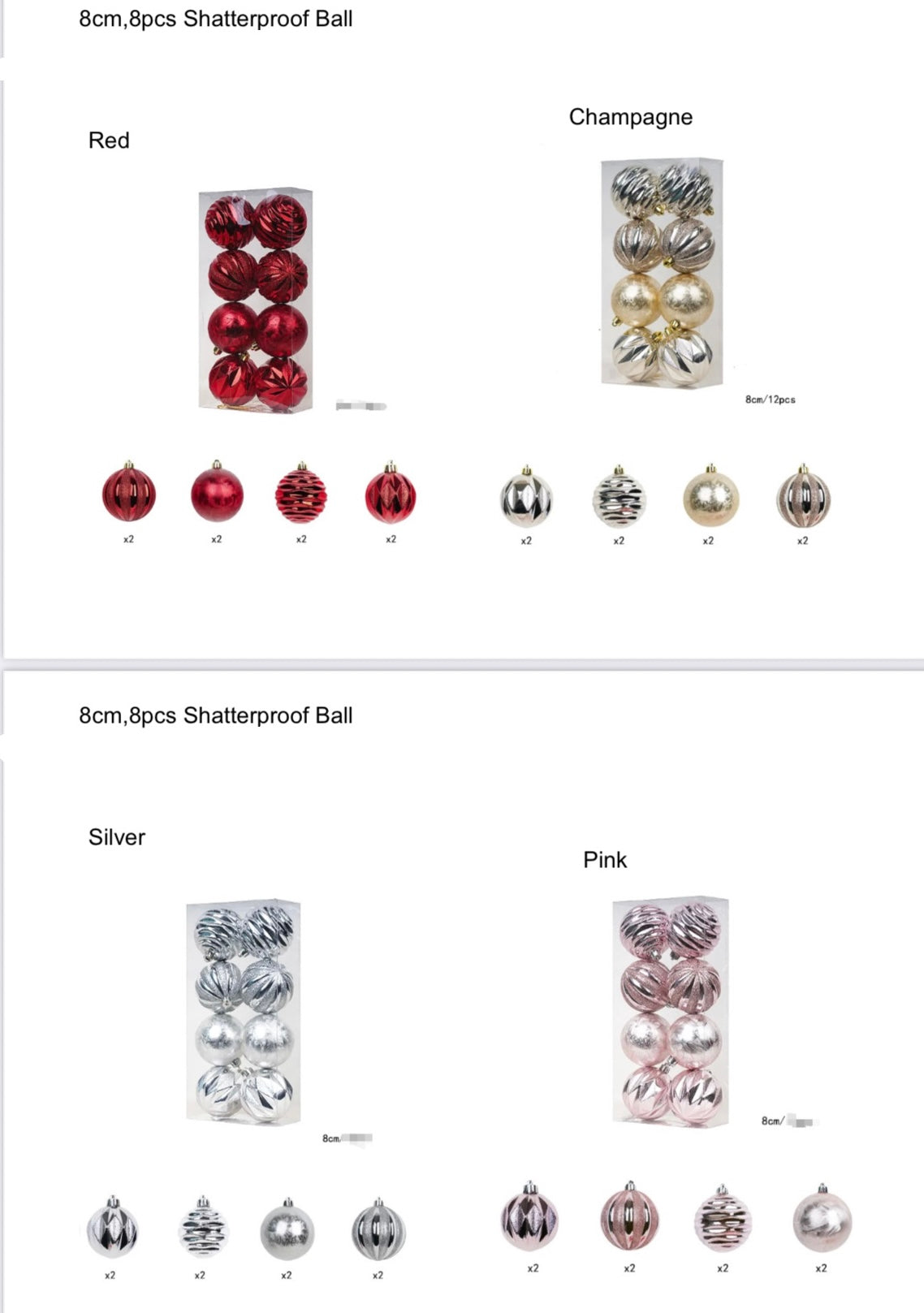 BALL shatterproof 8cm